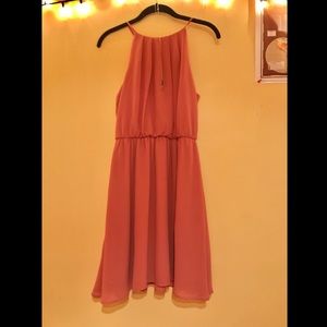 Francesca’s Lush Halter Dress 🌷